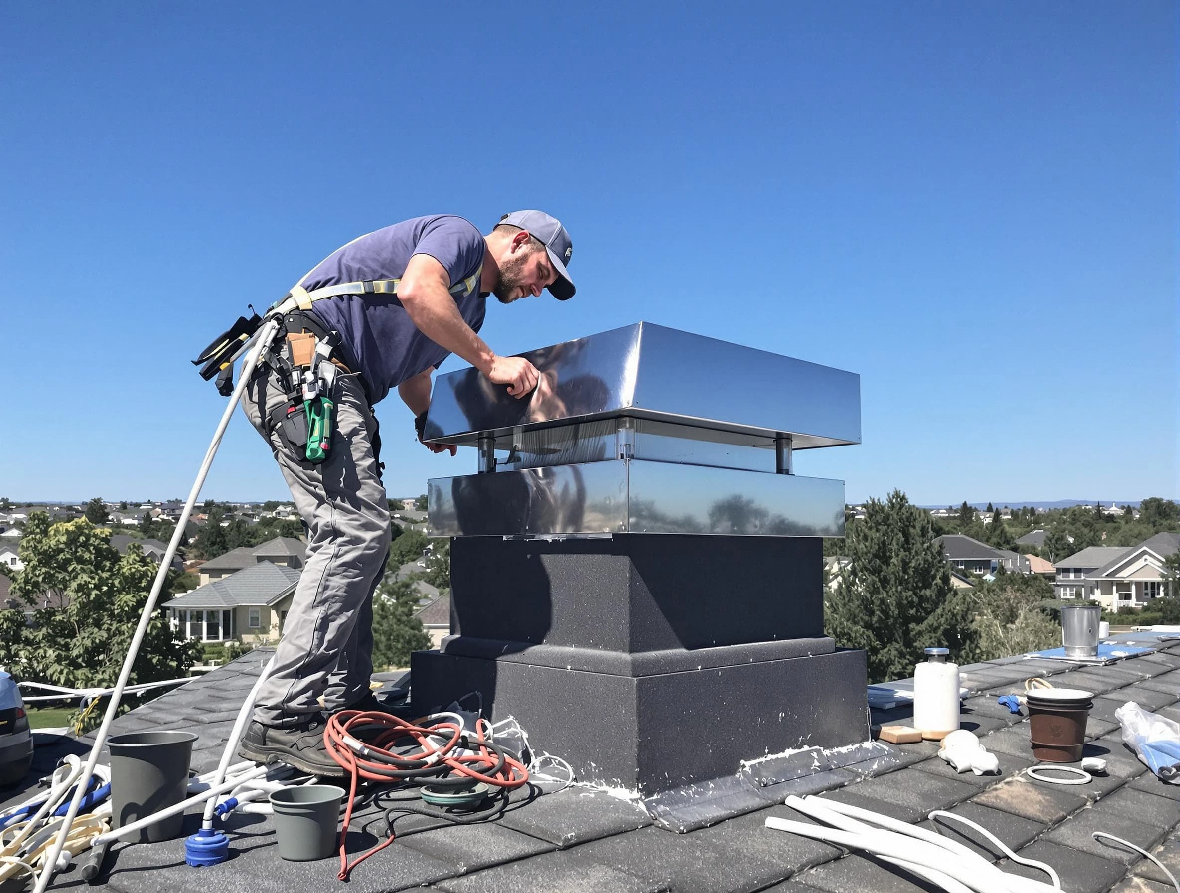 Chimney Cap Services service in Lynn, MA